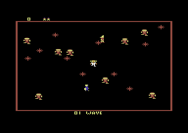 Robotron 2084 screenshot 2 for Commodore 64